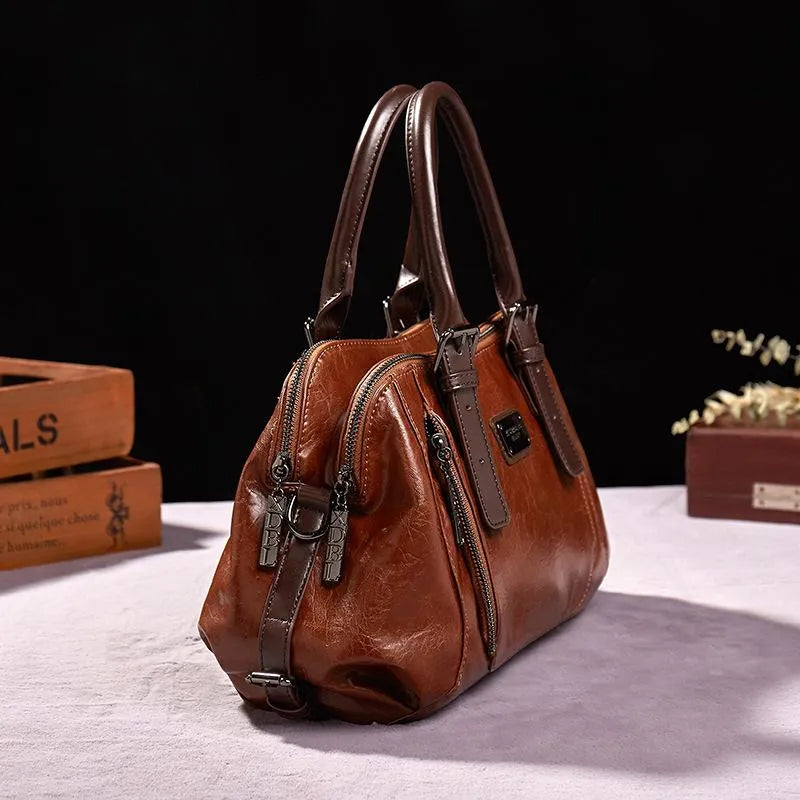 Nina | Chique Leren Handtas