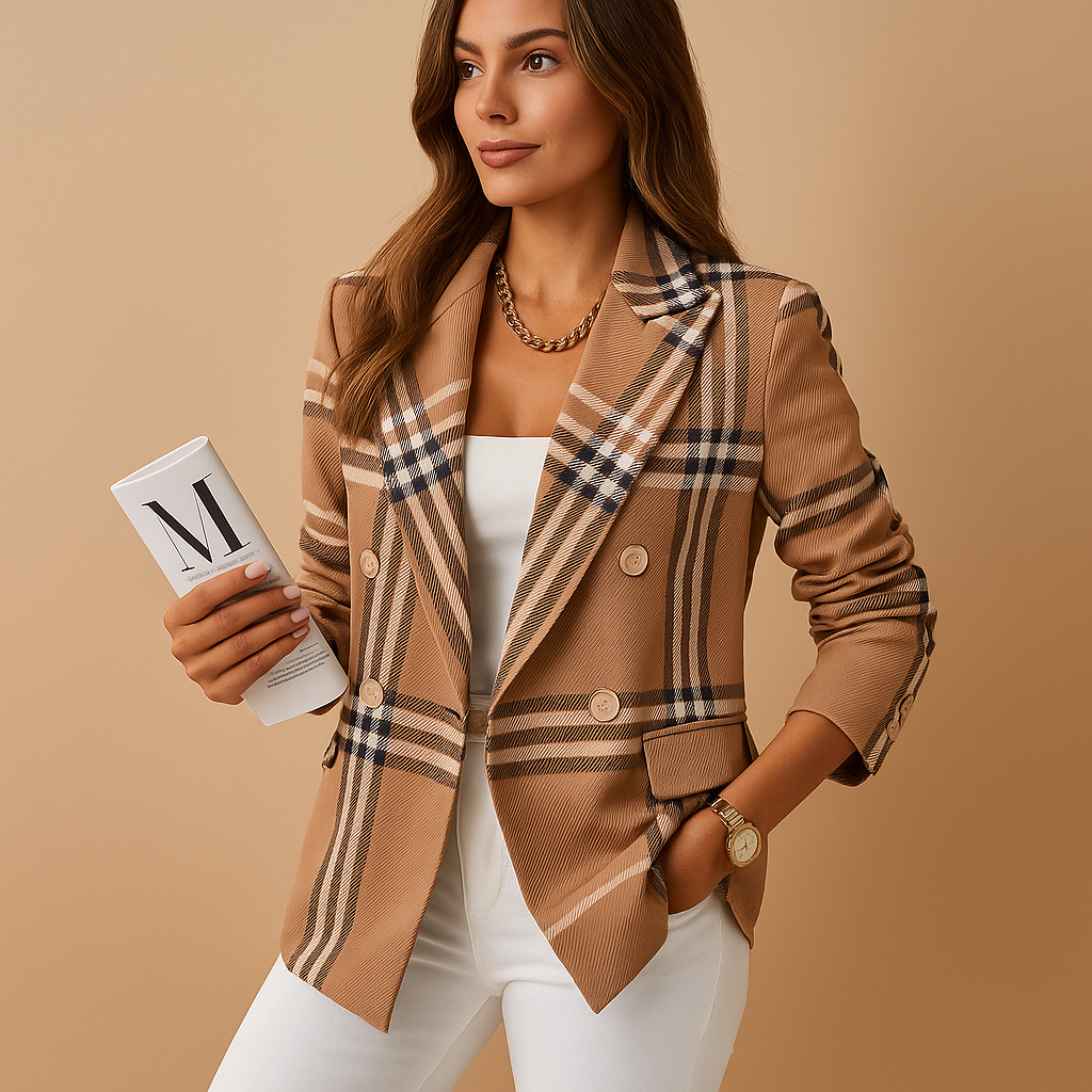 Rivka | Getailleerde Blazer met Elegante Details voor Dames