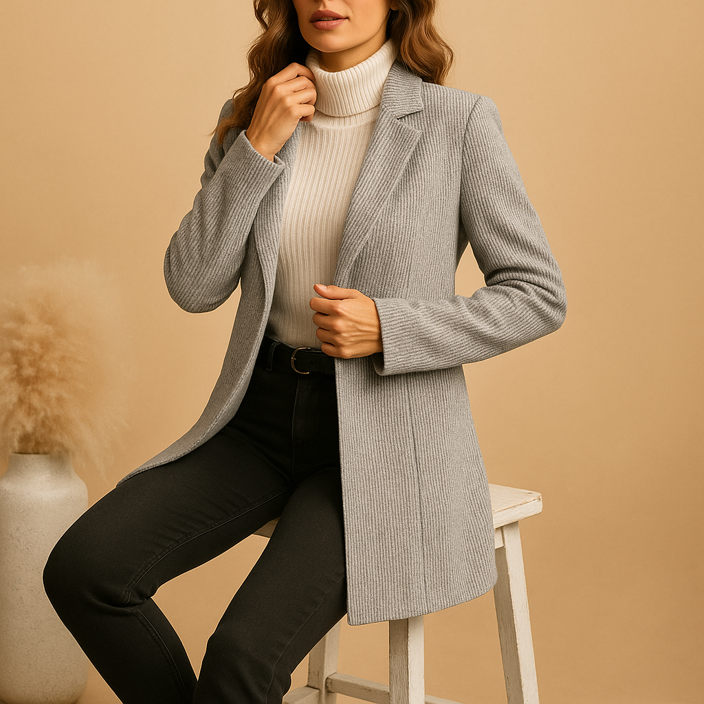 Rivka | Klassieke Getailleerde Blazer met Lange Mouwen