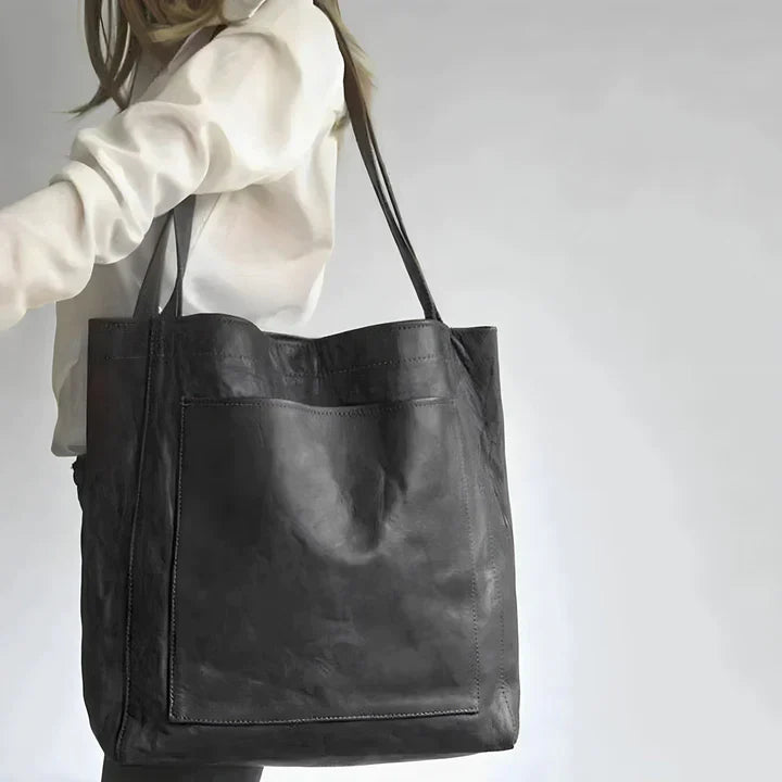 Elysia | Klassieke Leren Schoudertas