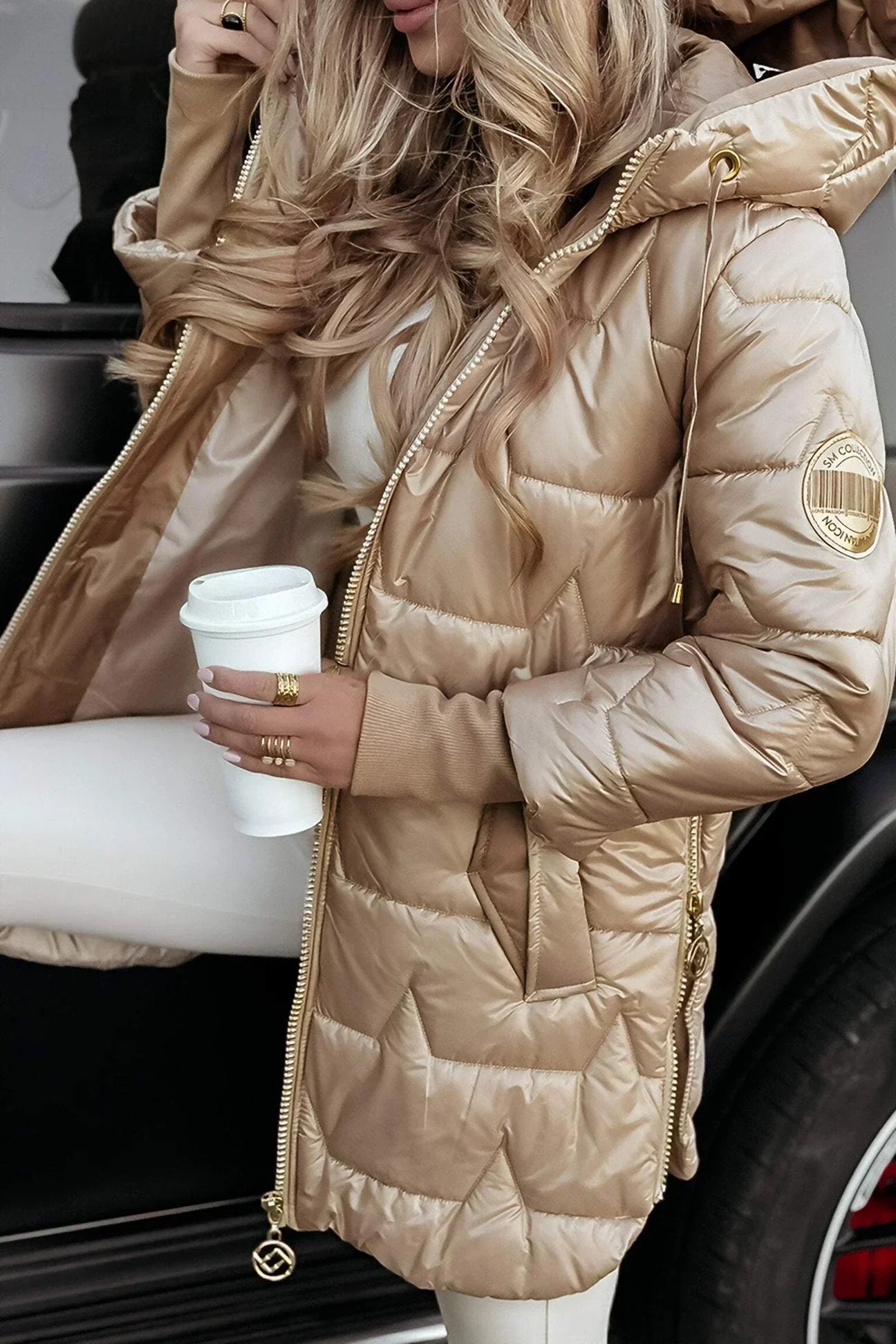Noor – Elegante Winterjas met Capuchon