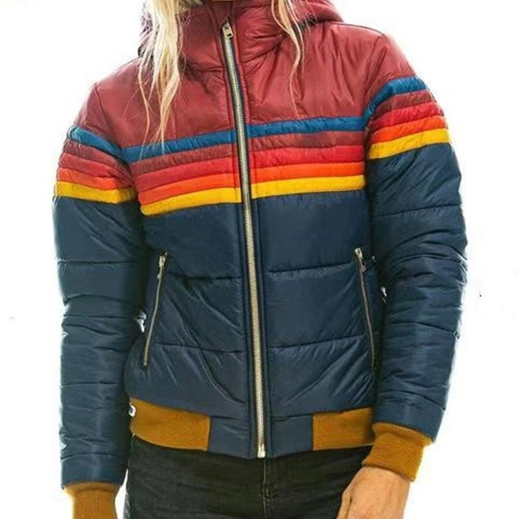 Aurora – Retro Regenboog Pufferjas