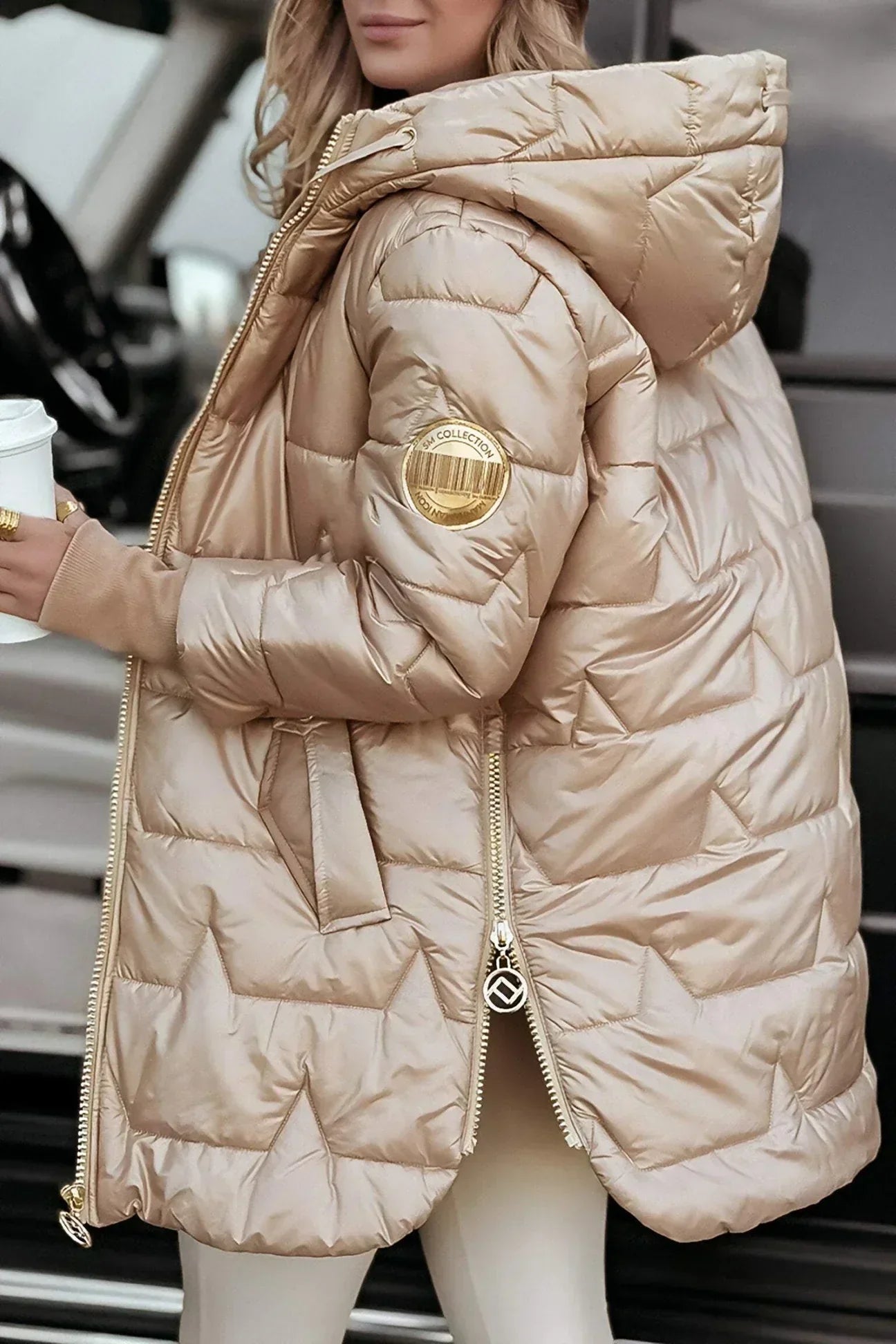Patricia | Luxe winterjas met capuchon en vulling