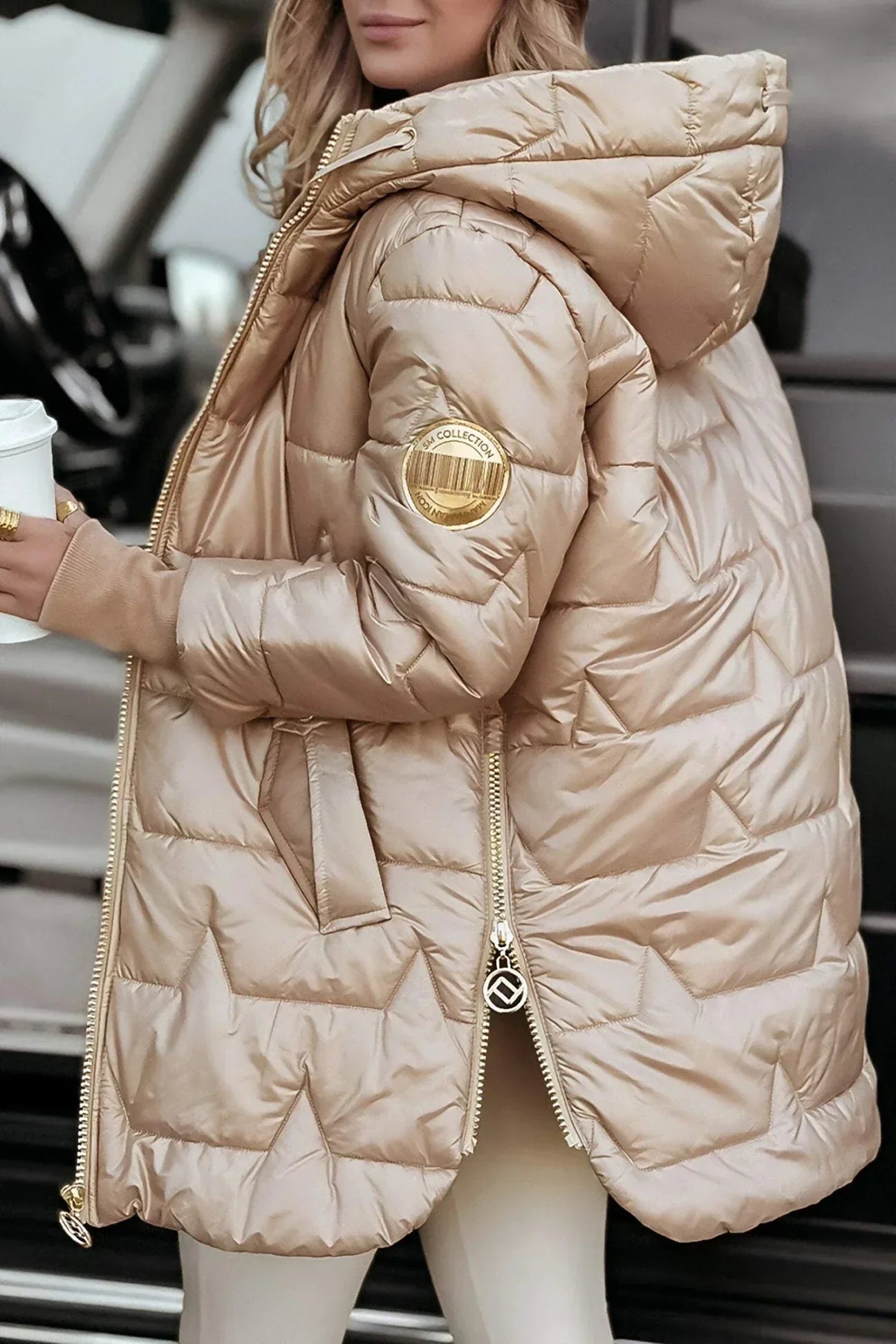 Noor – Elegante Winterjas met Capuchon