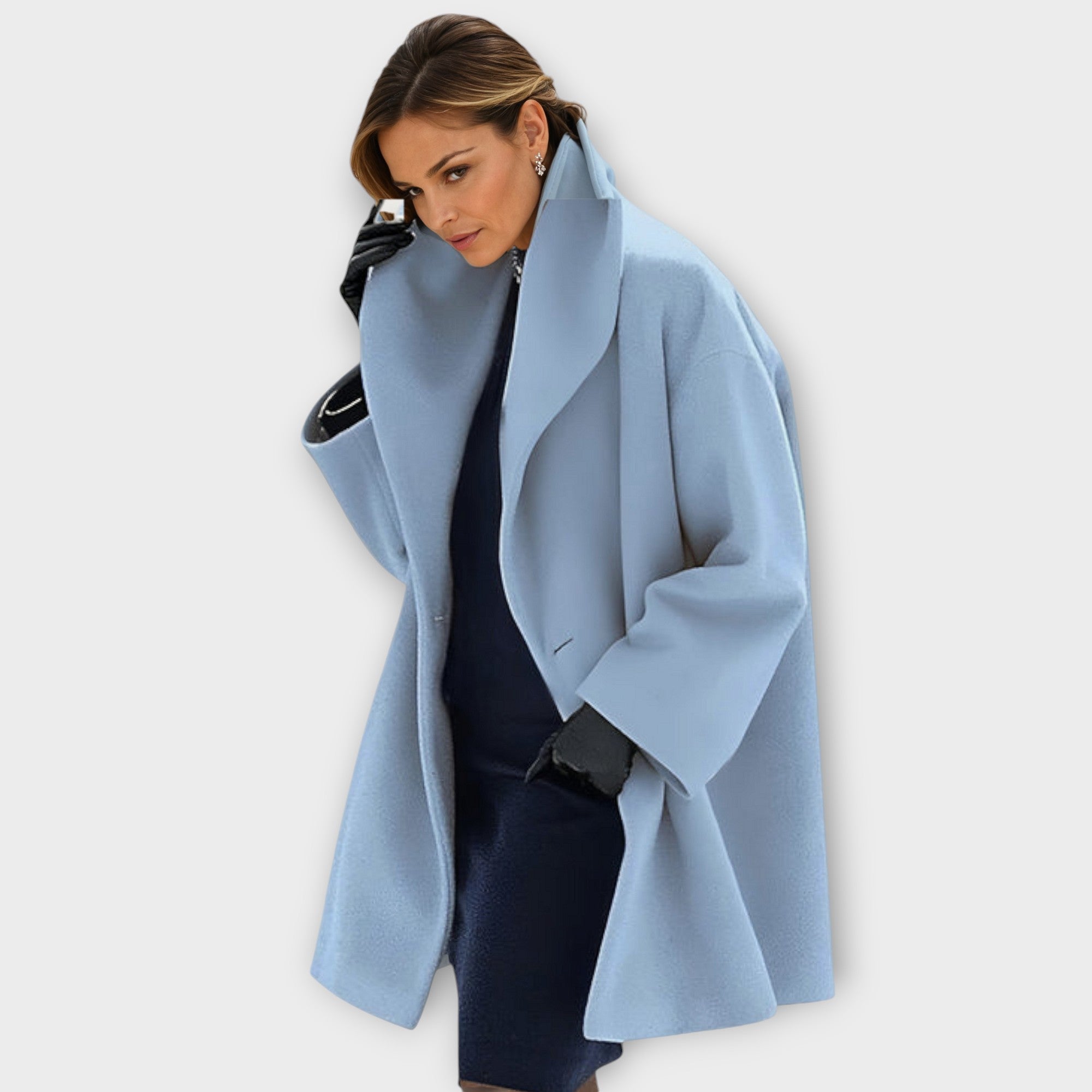 Emma - Premium Winddichte Wollen Mantel