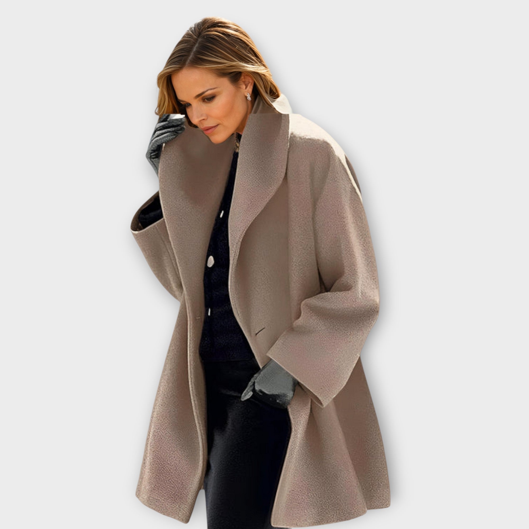 Emma - Premium Winddichte Wollen Mantel