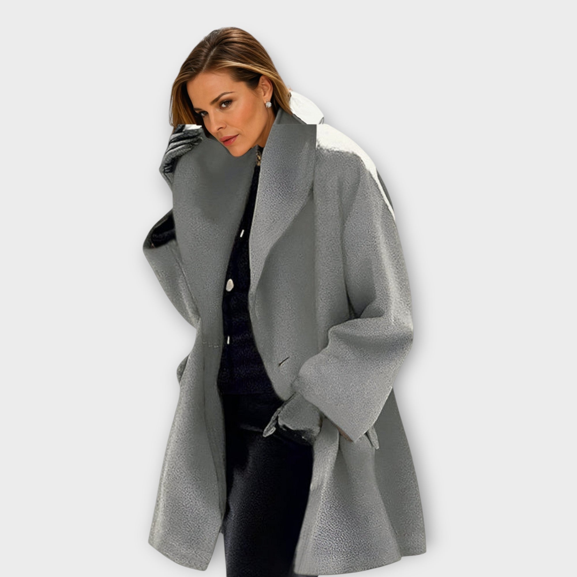 Emma - Premium Winddichte Wollen Mantel