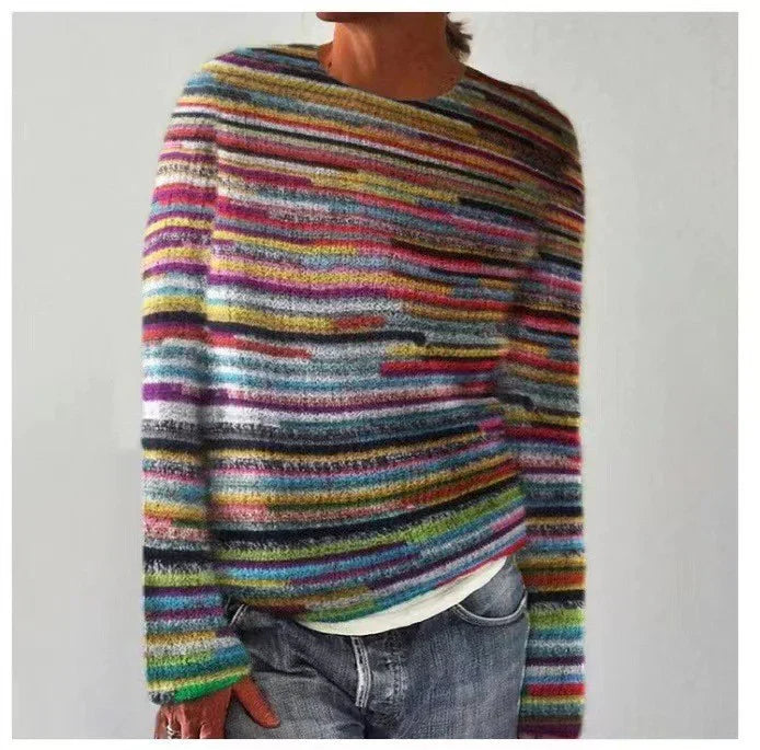 AMELIE – GESTREEPTE MOHAIR TRUI