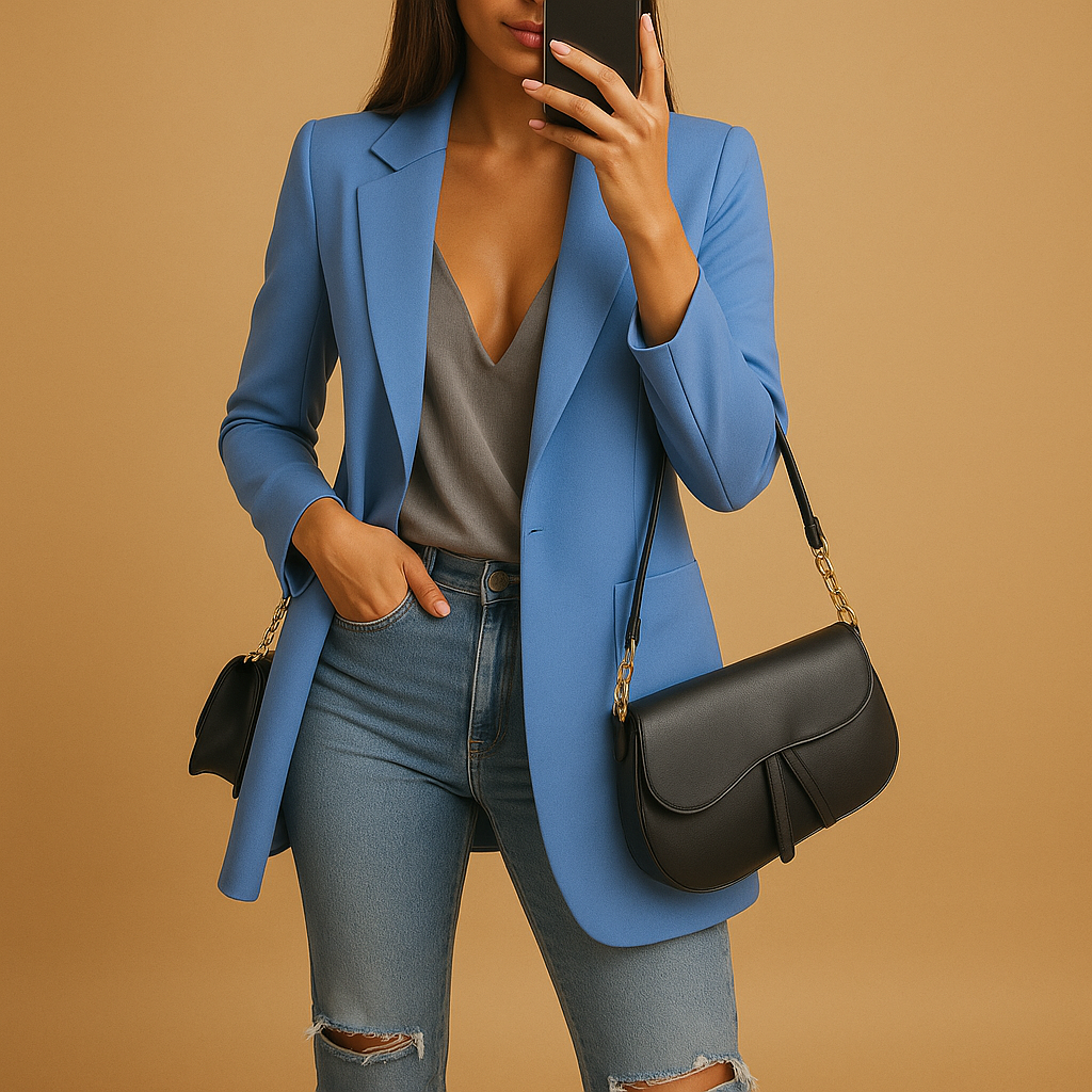 Rivka | Lange Getailleerde Blazer voor Dames
