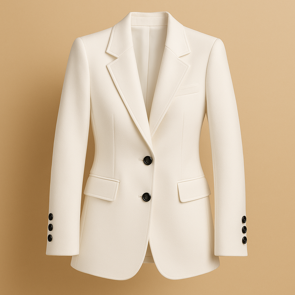 Rivka | Lange Blazer met Tijdloos Design voor Dames