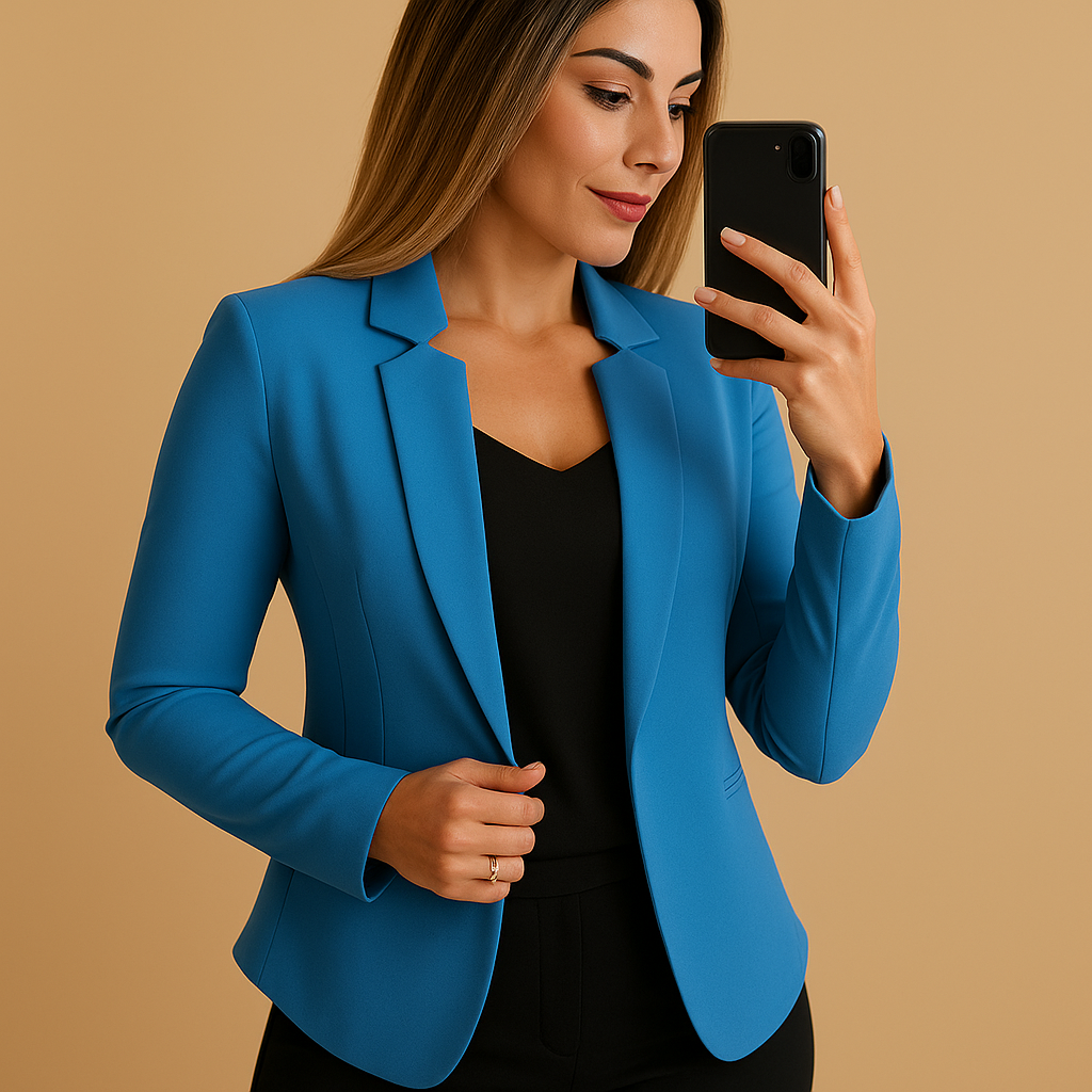 Rivka | Lichte Blazer voor Dames met Reverskraag