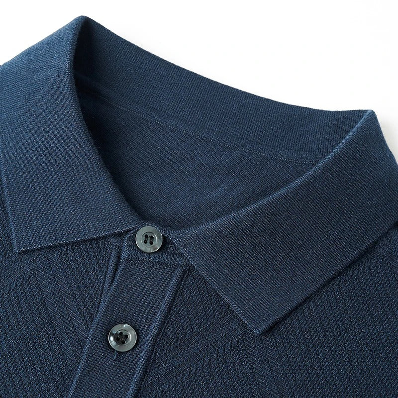 Stil&Co | Gebreide polo met ruitpatroon