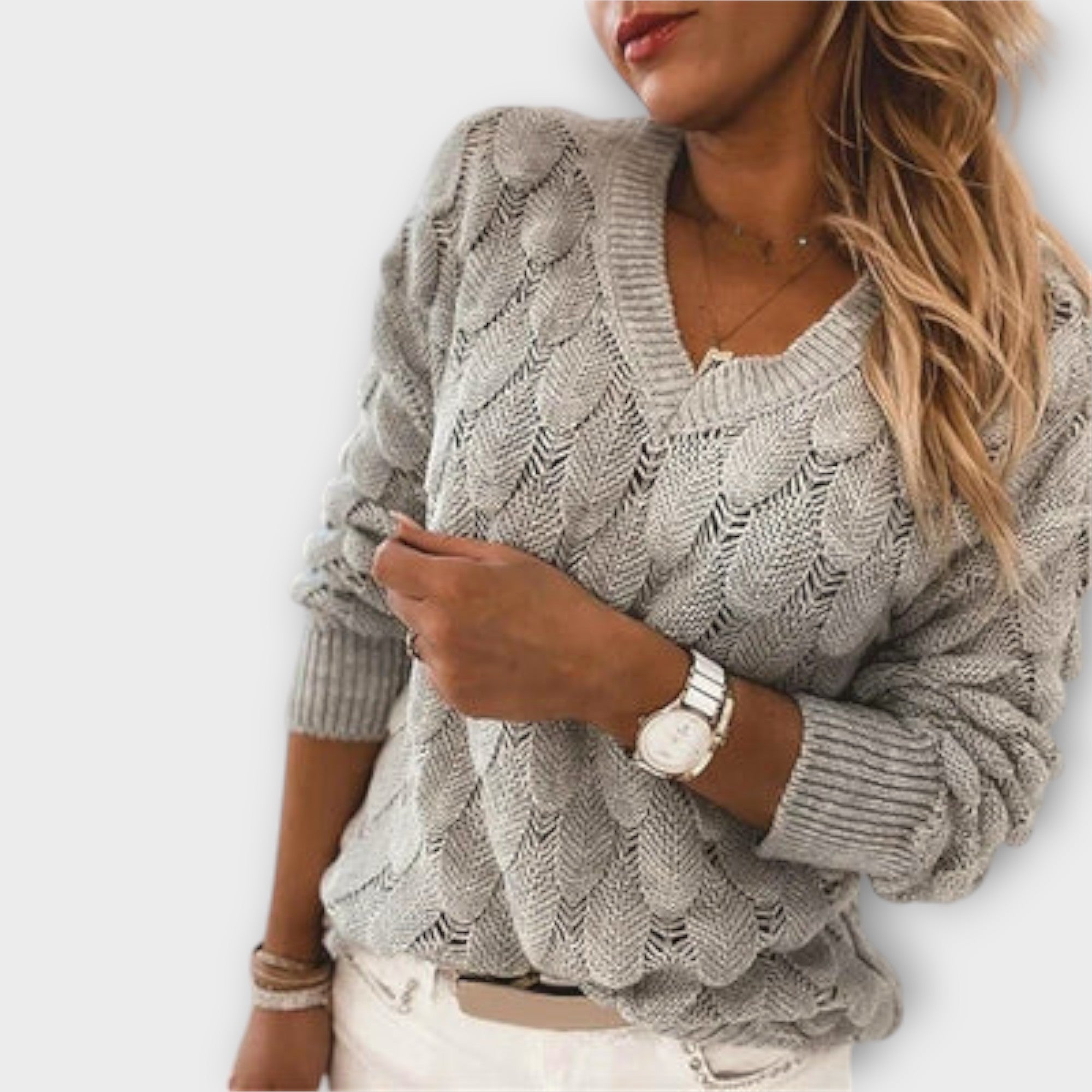 Stil&Co – Pullover met V-hals