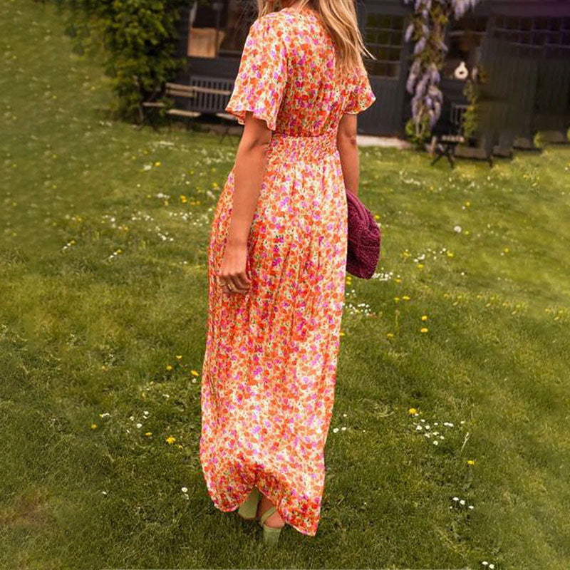 Elvienne™ | Elegante V-hals jurk