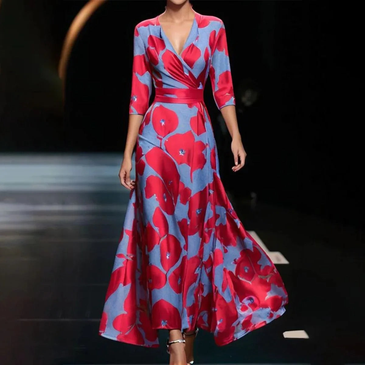 Yara | Elegante Bloemenjurk