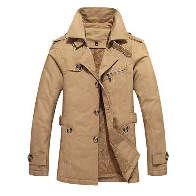 Bram | Elegante gewatteerde trenchcoat