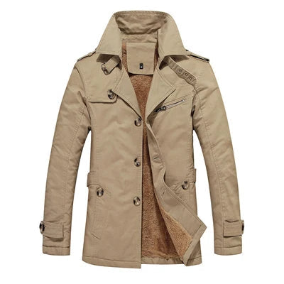 Bram | Elegante gewatteerde trenchcoat