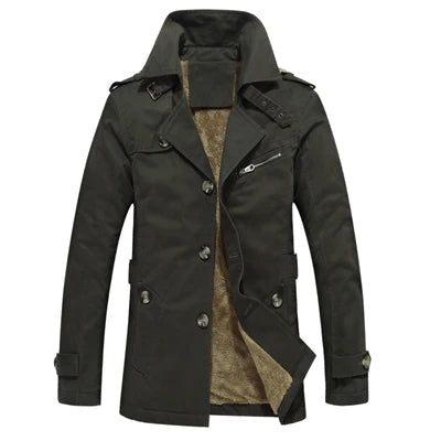 Bram | Elegante gewatteerde trenchcoat