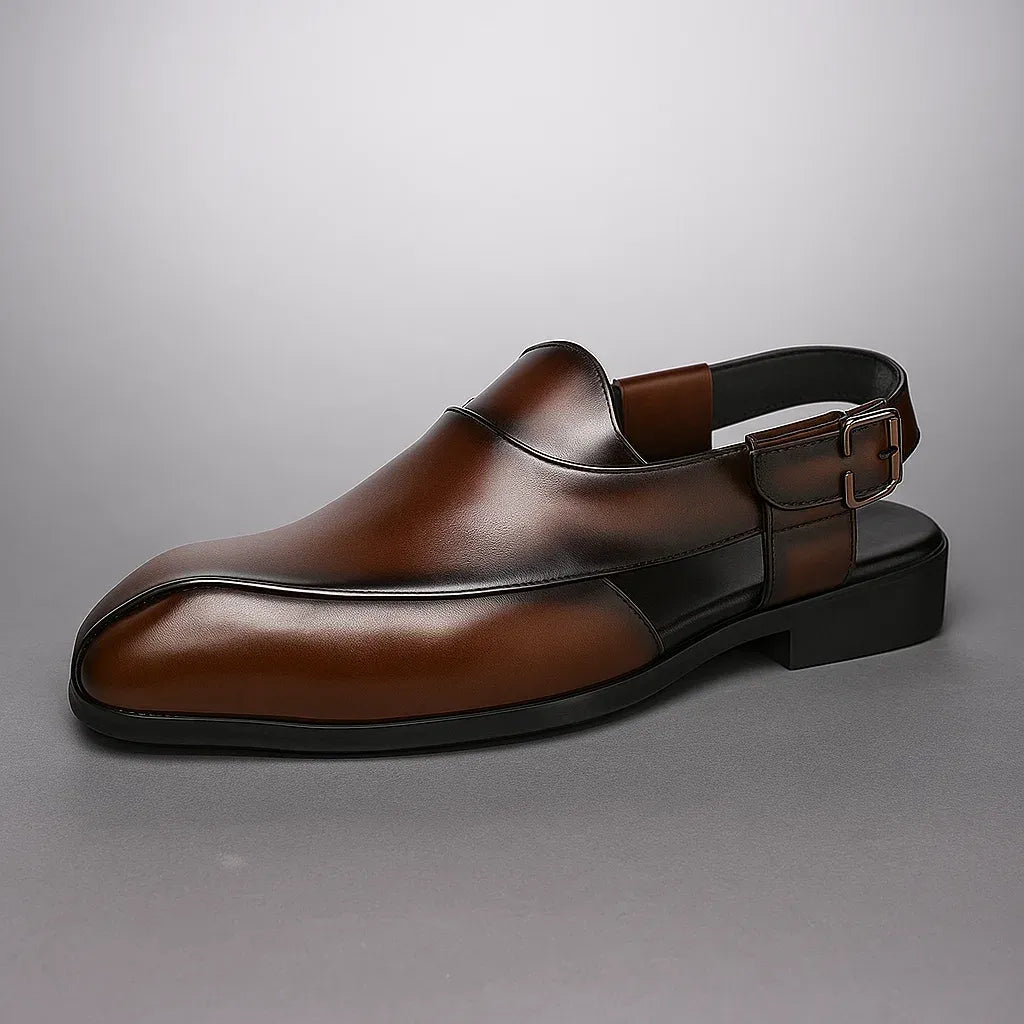 Cas – Cambridge Leren Cut-Out Loafers